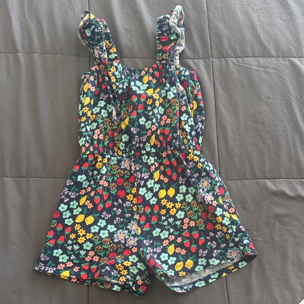 Old Navy Kids Floral Romper - Multicolor